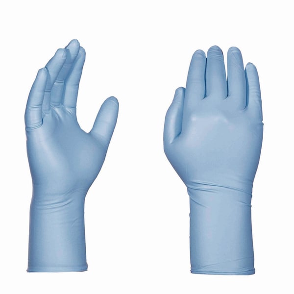 Blue Nitrile Exam Gloves, Powder-Free, Large, Blue, 8 Mil, 500PK